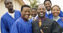 people with smiling faces after prayer